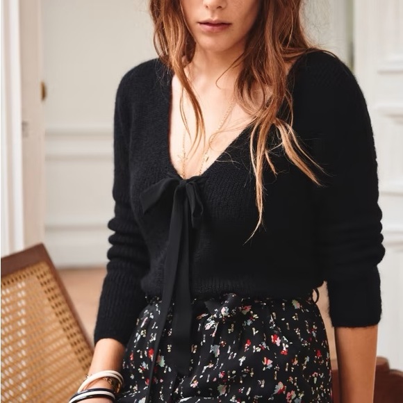 Sezane Sweaters - SÉZANE Edgar Knit Jumper - Black